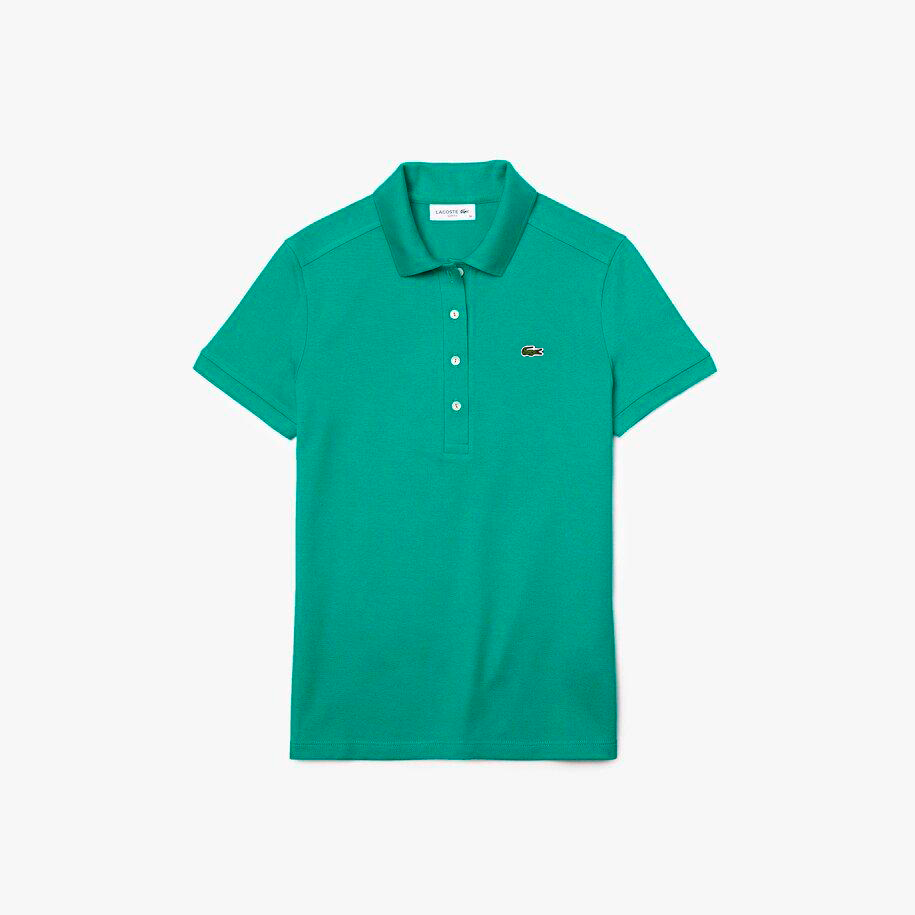 Lacoste Mujer Camisero Esmeralda