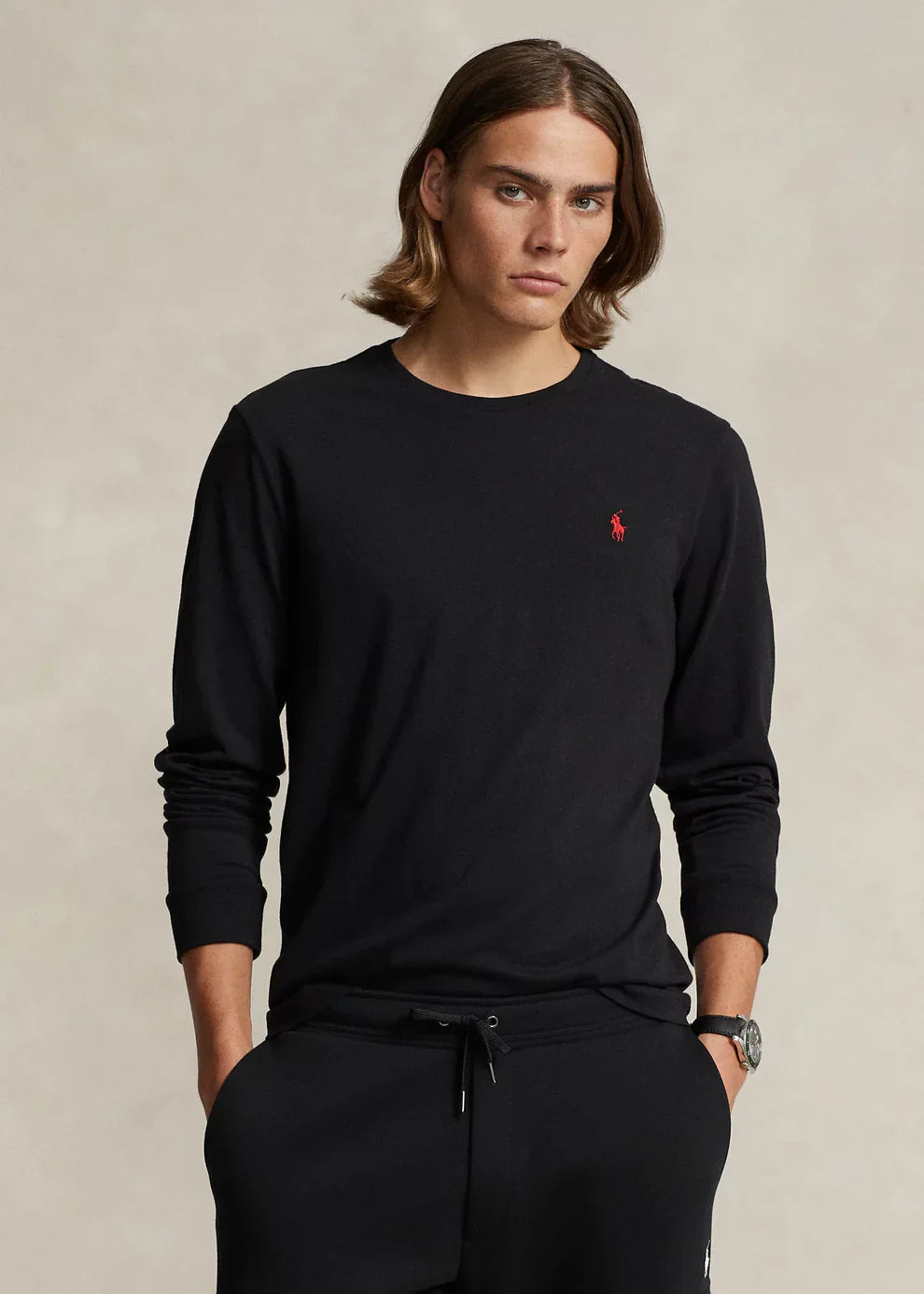 Polo Ralph Lauren Manga Larga Negro Brands Store