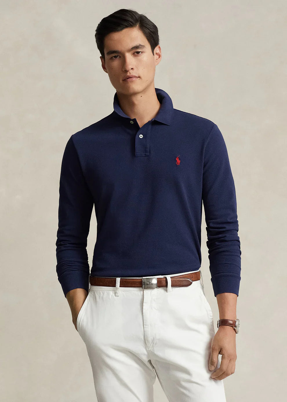 Polo de manga larga ralph lauren shops