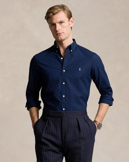 Camisa Polo Ralph Lauren Azul Navy B/L