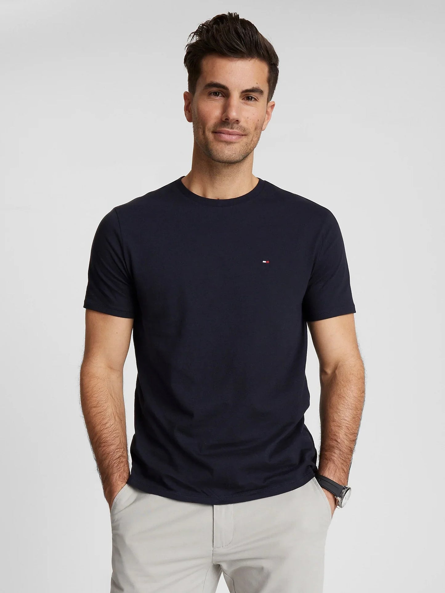 Polo azul tommy hilfiger online