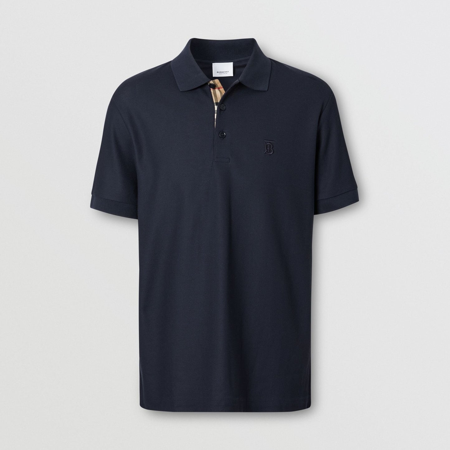 Burberry Polo Piqué Monogram Motif Navy - Store In Perú 