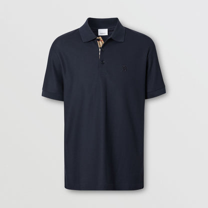 Burberry Polo Piqué Monogram Motif Navy - Store In Perú 