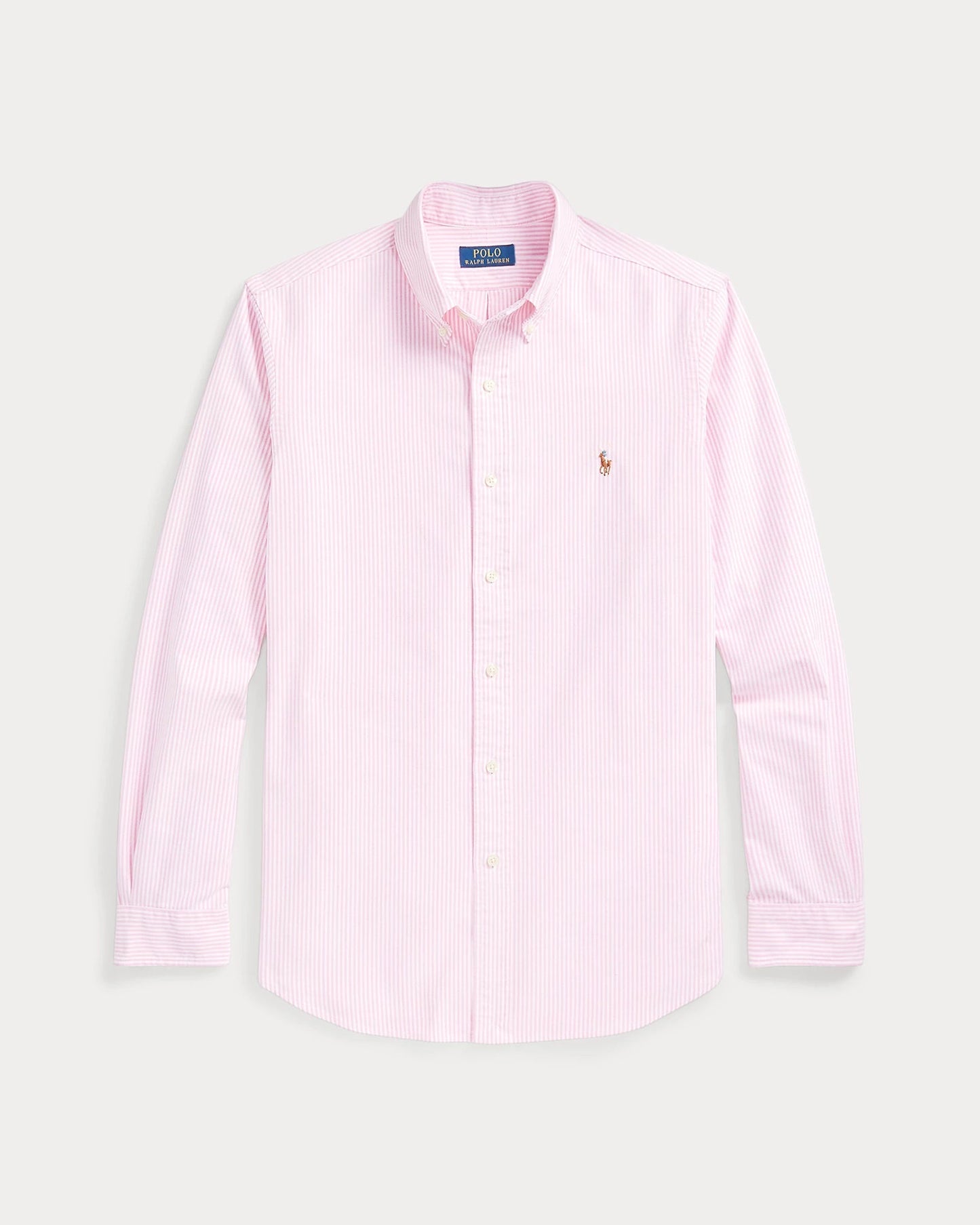 Camisa Polo Ralph Lauren Oxford Rayas rosa