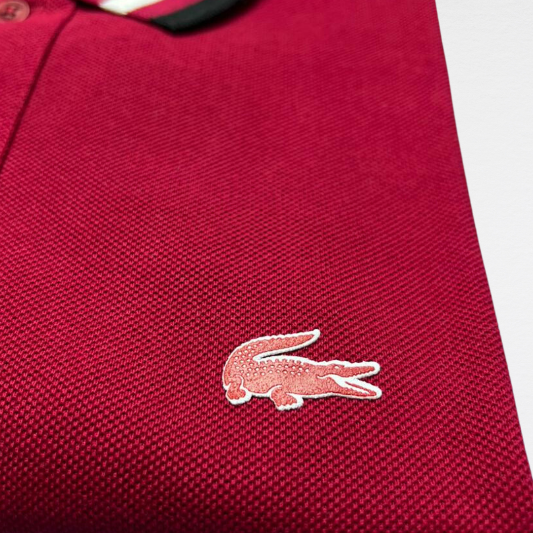 Lacoste Camisero Wine 3D - Store In Perú 