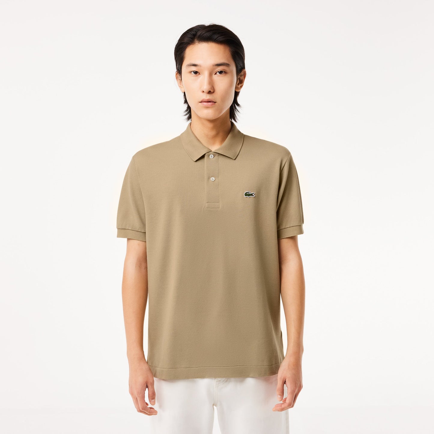 Camisero Lacoste L.12.12 Beige 2XL - Store In Perú 