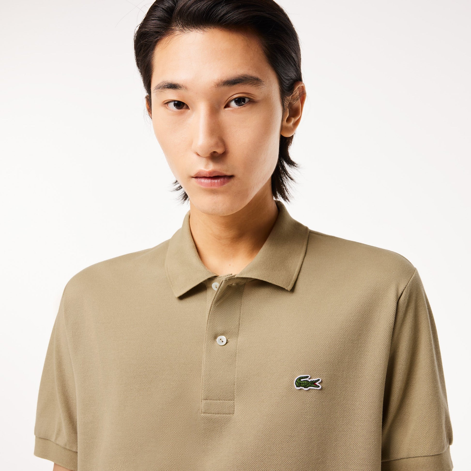 Camisero Lacoste L.12.12 Beige 2XL - Store In Perú 