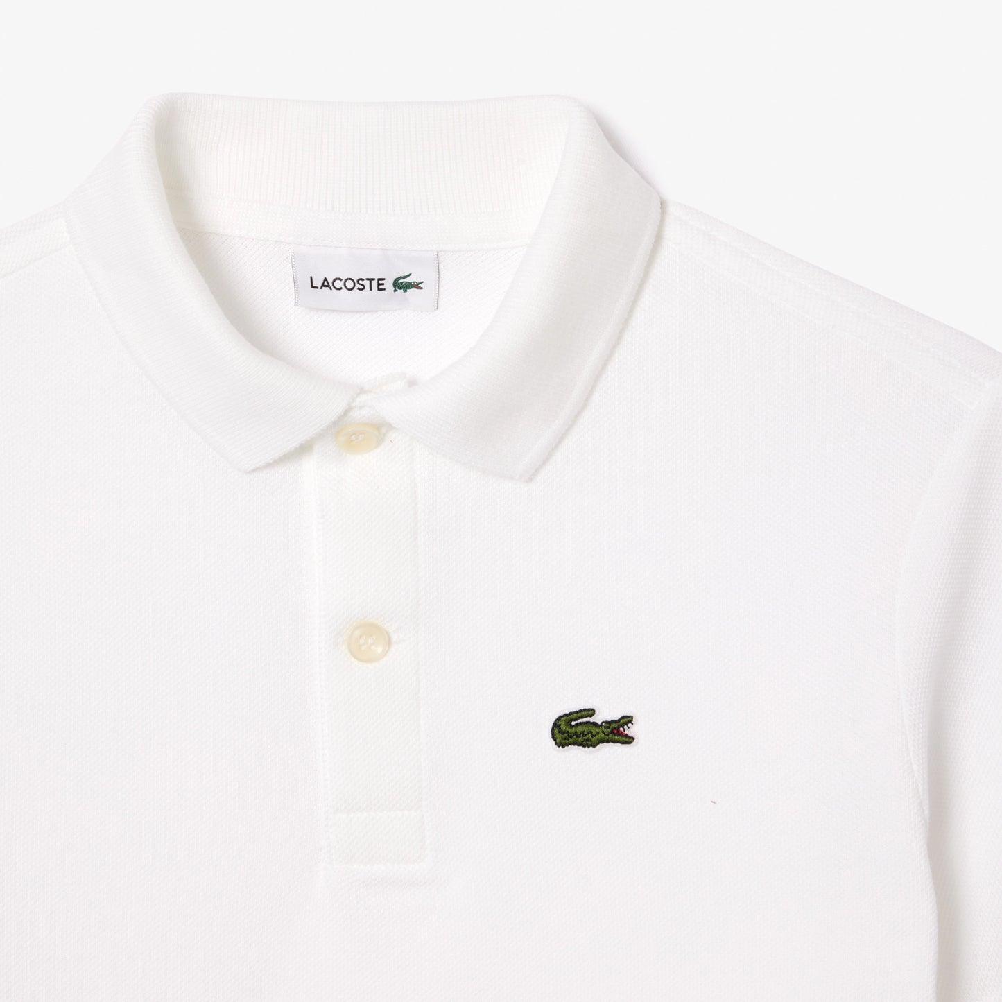 Camisero Lacoste Niños Blanco