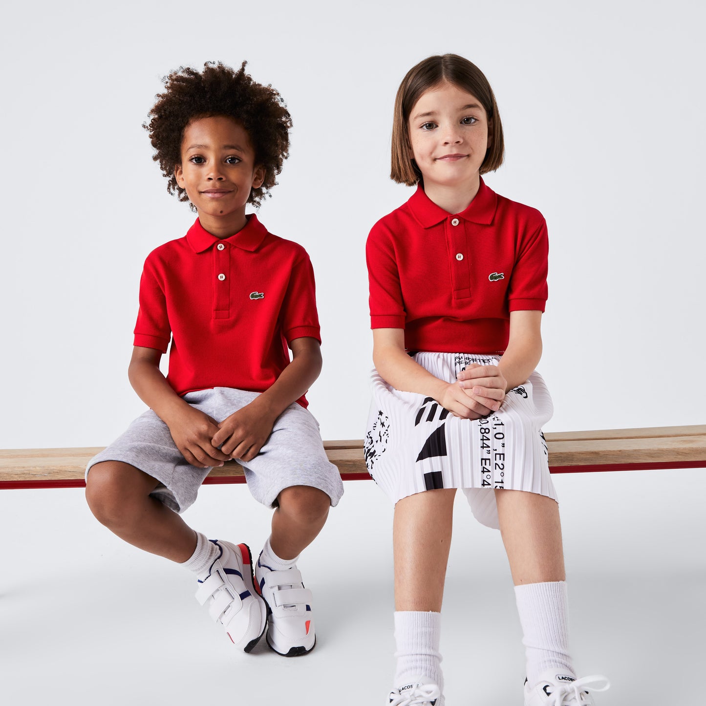 Camisero Lacoste Niños Rojo