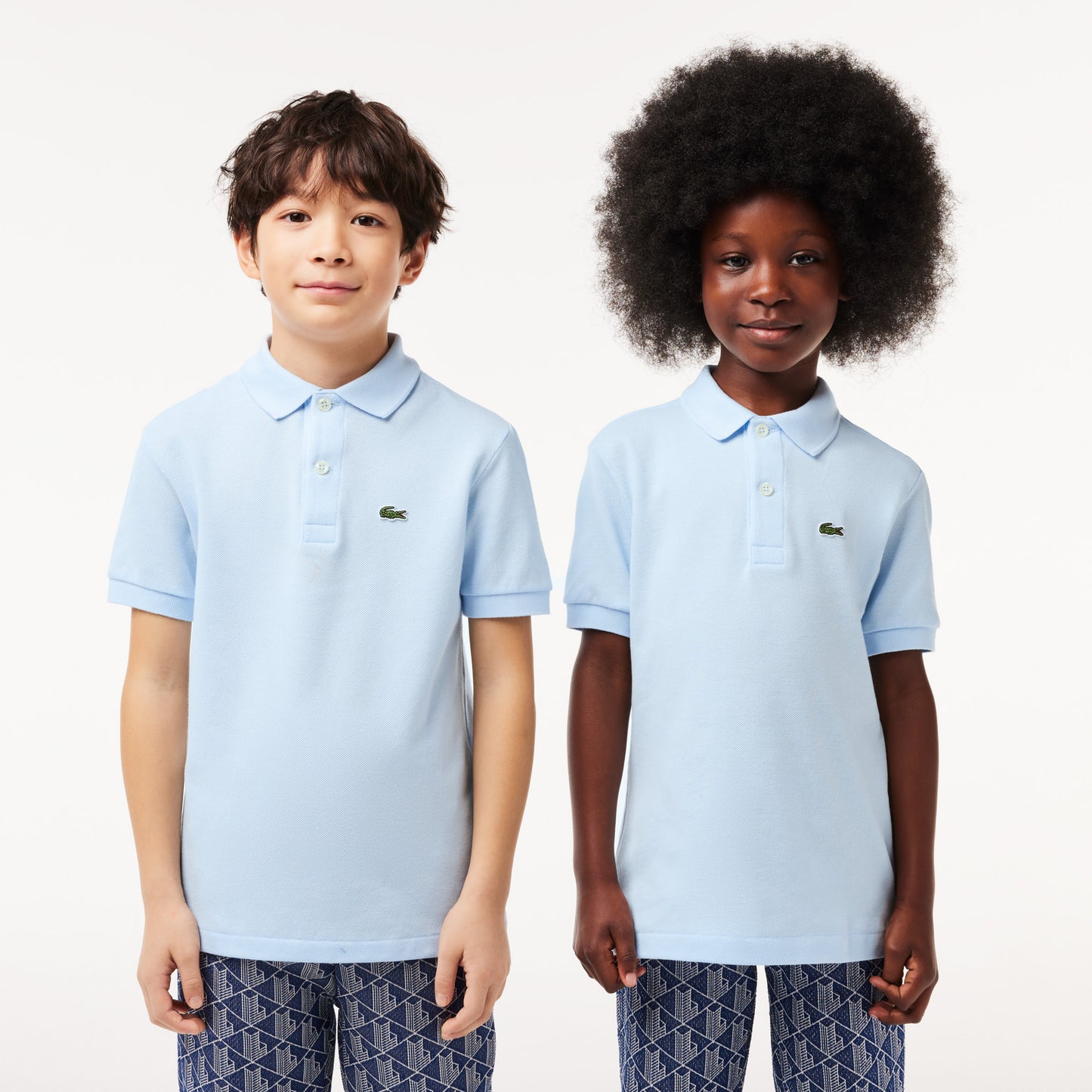 Camisero Lacoste Niños Celeste