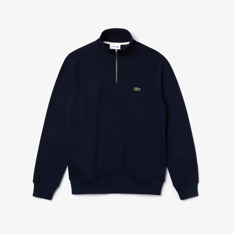 Sweater Lacoste 1/4 Azul Marino