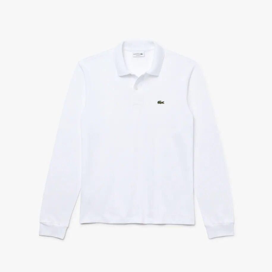 Lacoste Camisero Manga Larga Blanco - Store In Perú 