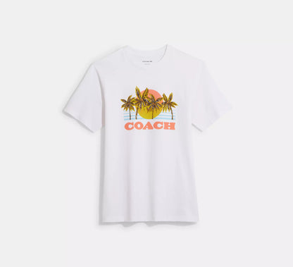 Camiseta Coach Hawaiian Graphic