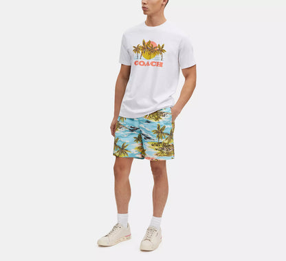 Camiseta Coach Hawaiian Graphic