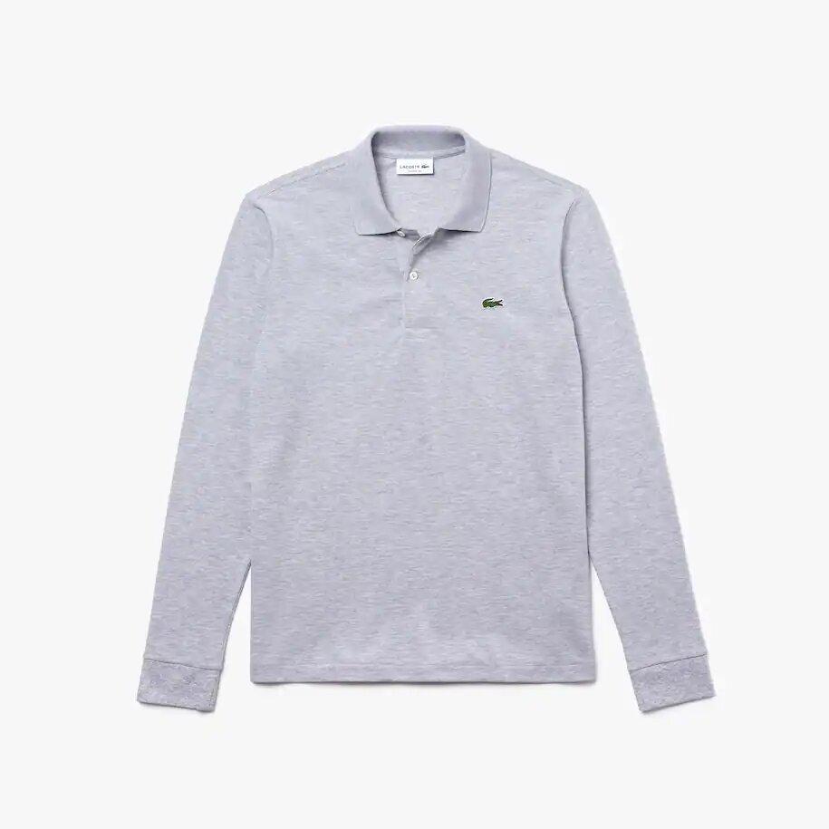 Lacoste Camisero Manga Larga Gris - Store In Perú 