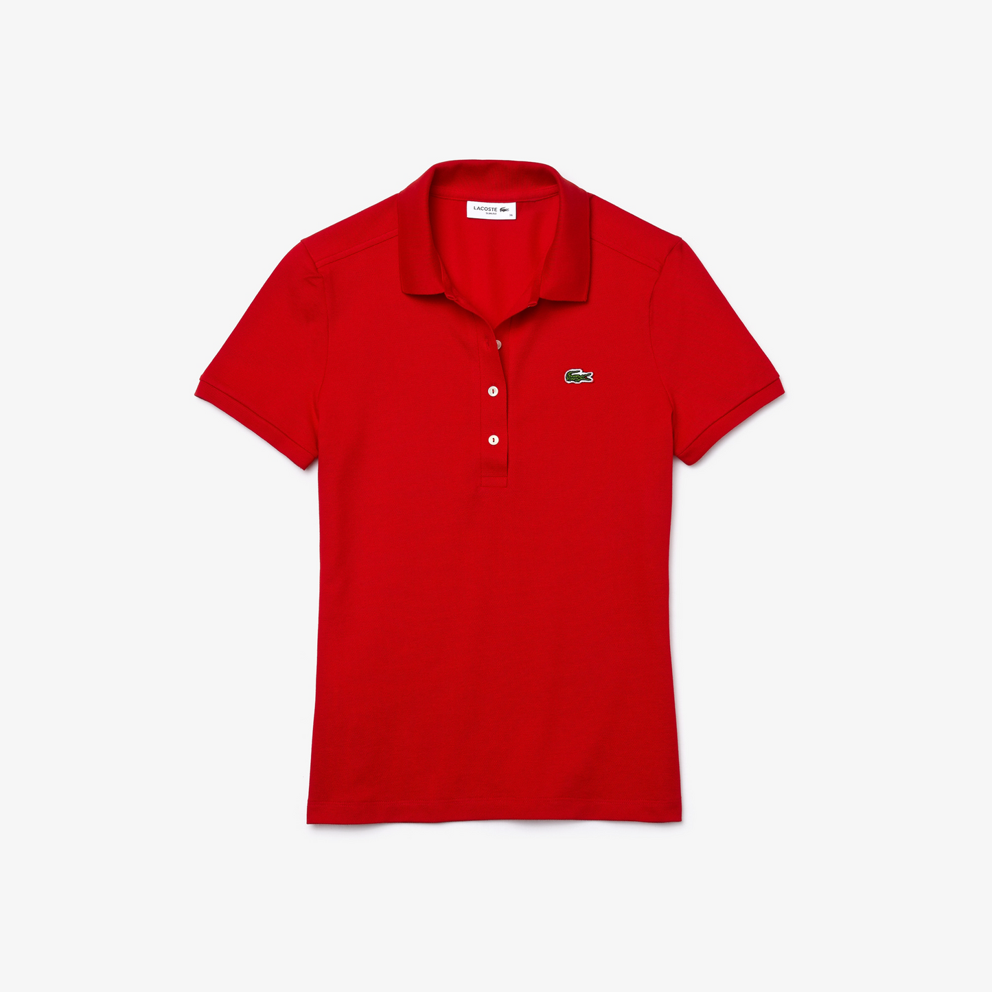 Lacoste Mujer Camisero Rojo - Store In Perú 