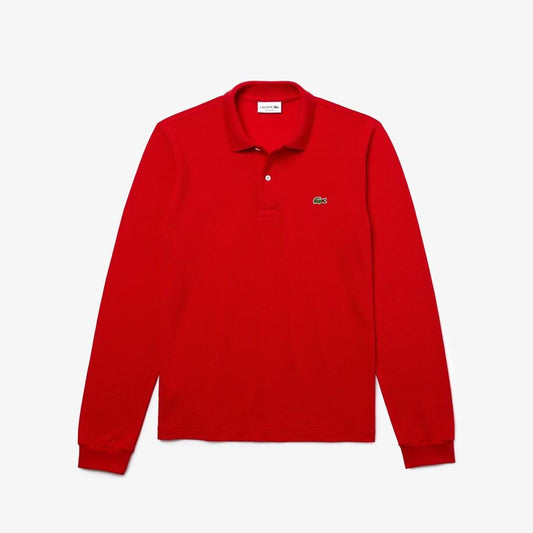 Lacoste Camisero Manga Larga Rojo - Store In Perú 