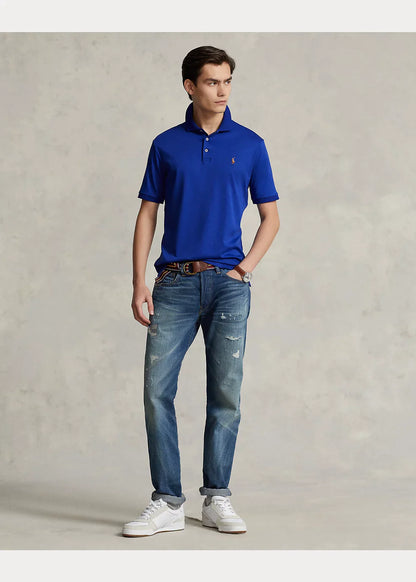 Preventa Camisero Ralph Lauren Soft Cotton Azulino - Store In Perú 