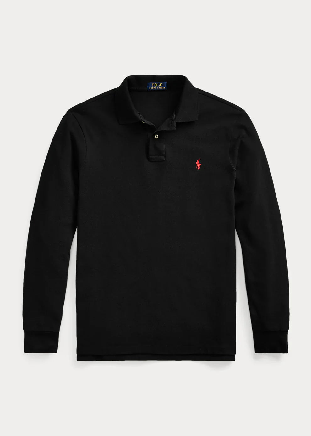 Polo Ralph Lauren Manga Larga Negro