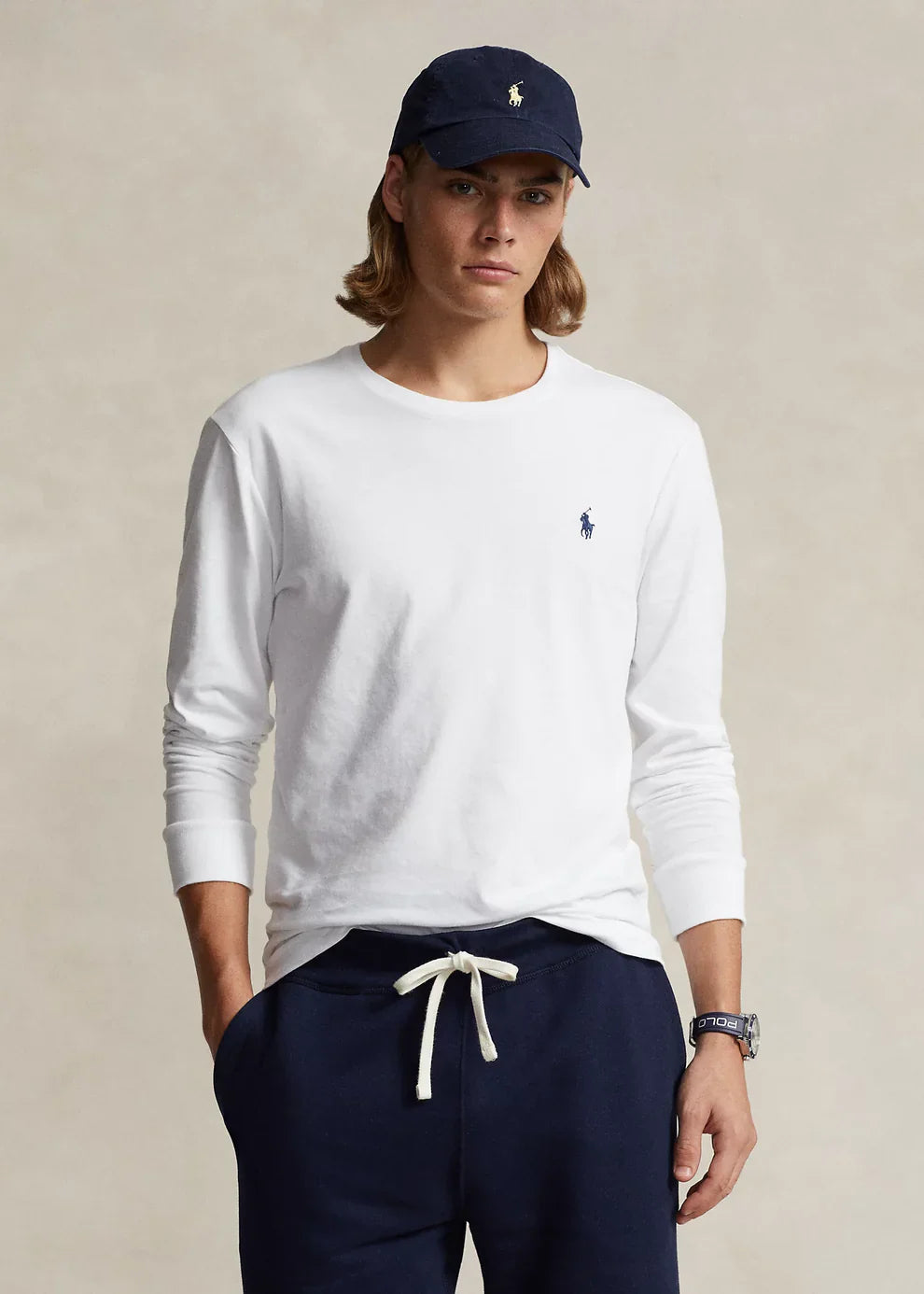 Polo Ralph Lauren Manga Larga Blanco - Brands Store