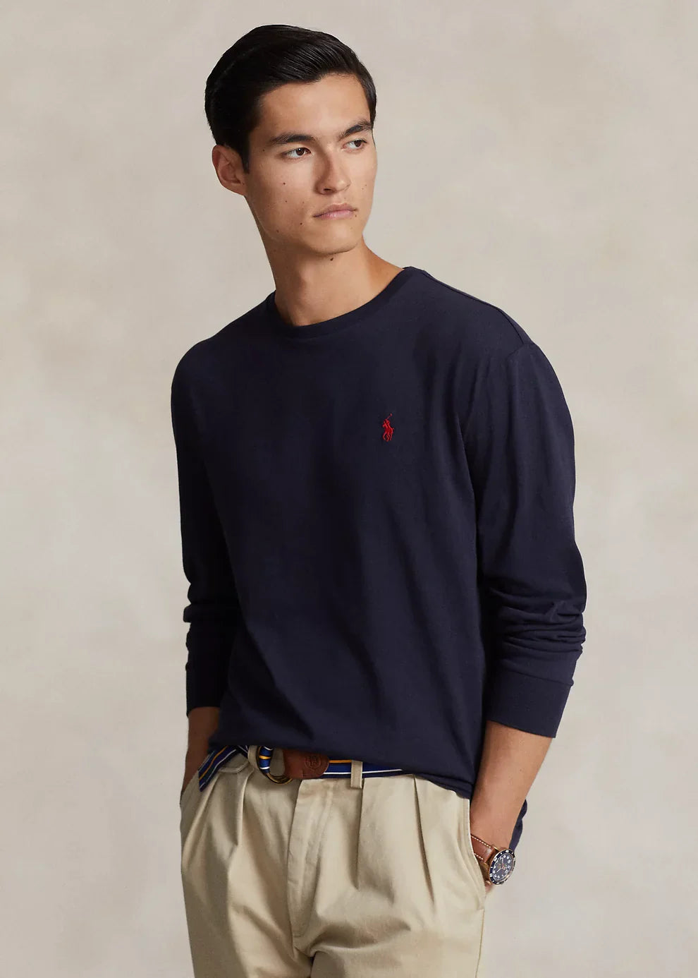 Polo Ralph Lauren Manga Larga Azul Navy - Brands Store