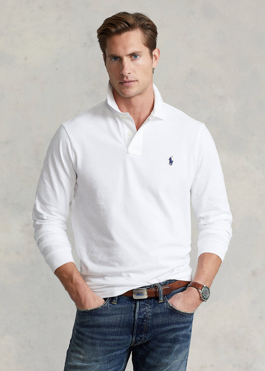 Polo Ralph Lauren Manga Larga Blanco - Store In Perú 