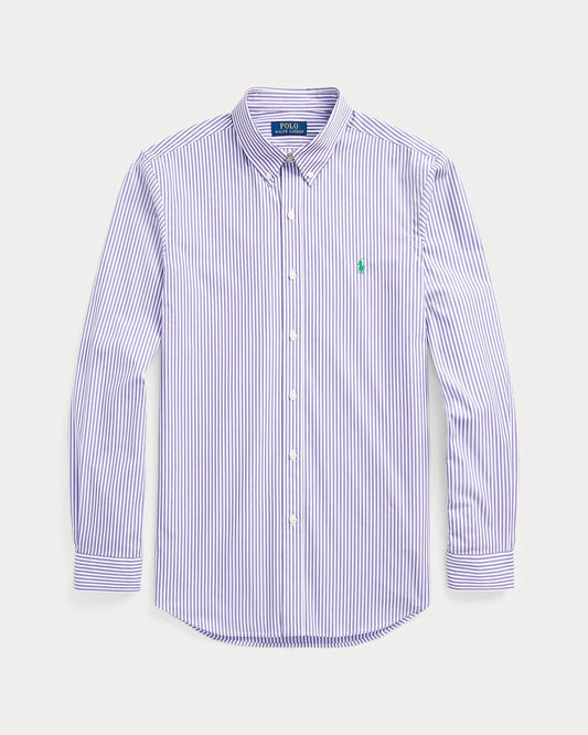 Camisa Polo Ralph Lauren Rayas Lila