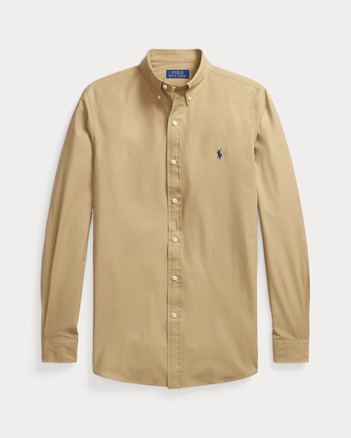 Camisa Polo Ralph Lauren Oxford Beige