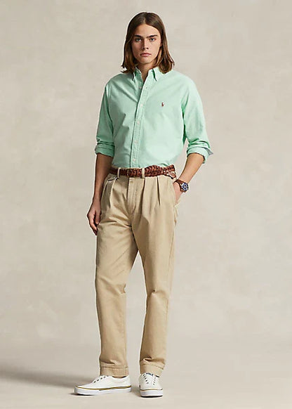 Camisa Ralph Lauren Oxford Verde