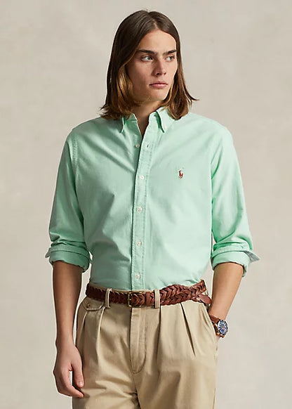 Camisa Ralph Lauren Oxford Verde